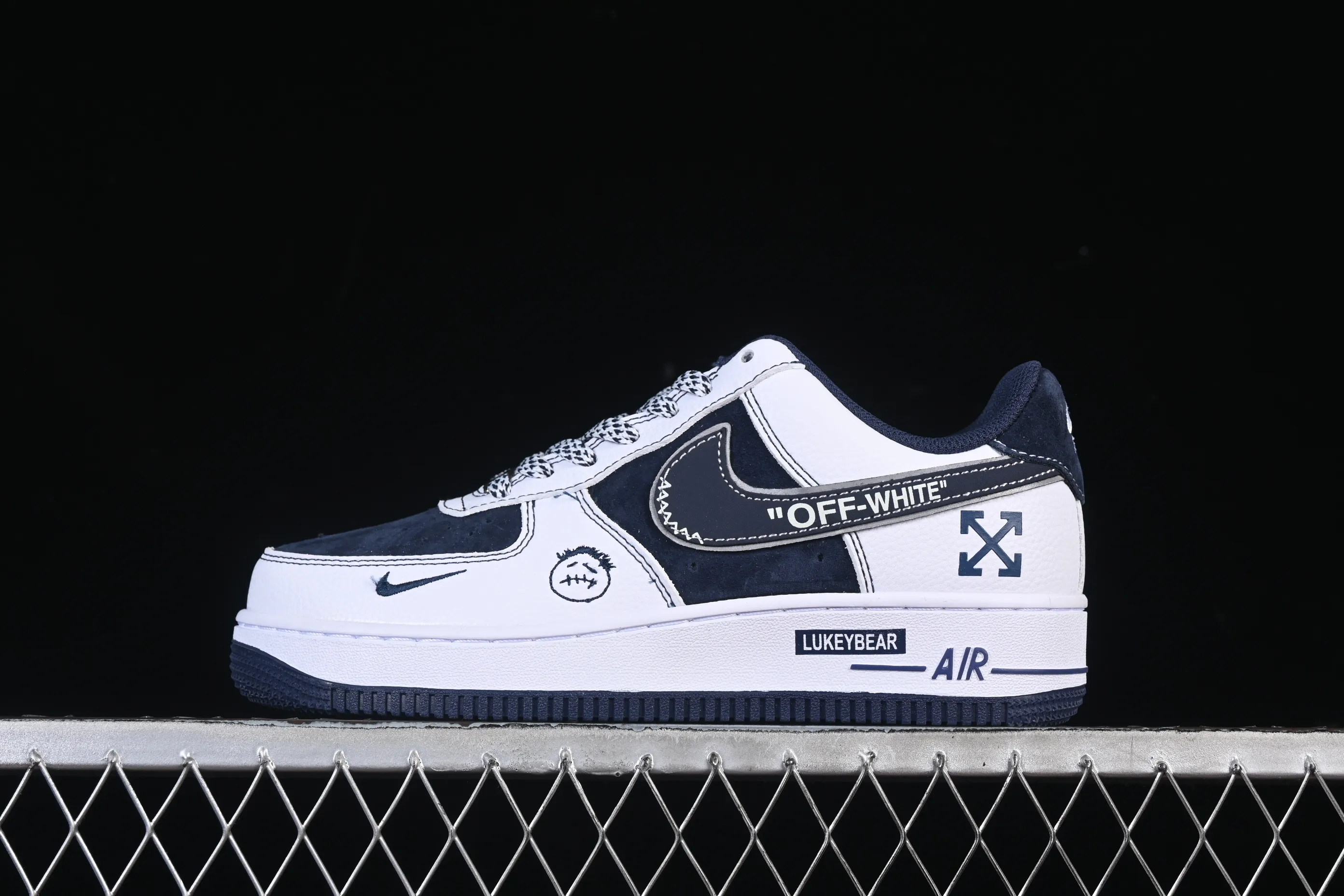 All Categories Nk Air Force 1 Air Force Series Nk Air Force 1 Low Air Force Low Nike Air Force 1'07 Low Joint Dark Blue Ghostface Air Force One Low Casual Shoes HV5999-002